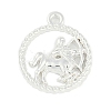 Twelve Constellations Alloy Pendants PALLOY-Q006-01D-S-1