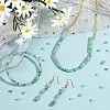 160Pcs 8 Colors Synthetic Turquoise Beads Strands TURQ-NB0001-07-2