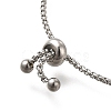 Non-Tarnish 304 Stainless Steel Box Chain Slider Bracelets BJEW-M233-05P-3