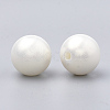 Spray Painted Style Acrylic Beads X-MACR-T010-10mm-3