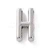 Alloy Letter Slide Charms FIND-A023-17H-1