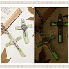 3Pcs 3 Style Zinc Alloy Enamel Big Pendants FIND-NB0004-93-4