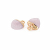 Natural Rose Quartz Charms G-N326-121-02-3