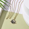 304 Stainless Steel Cable Chain Necklace Making STAS-P045-01G-4
