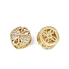 Brass Pave Cubic Zirconia Multi-strand Links ZIRC-F145-06G-01-2