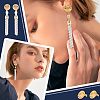 16Pcs 4 Style 304 Stainless Steel Stud Earring Findings STAS-UN0031-23-5