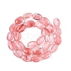 Cherry Quartz Glass Beads Strands G-M206-35-2