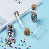 Glass Jar Bead Containers X-CON-Q005-5