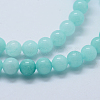 Natural & Dyed Jade Bead Strands G-P370-02-6mm-3