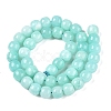 Dyed Natural White Jade Beads Strands G-T138-S09-2