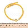 Adjustable Nylon Cord Bracelets BJEW-C096-01G-11-5