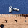 925 Sterling Silver Cord Ends STER-F032-09S-2mm-3