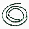 Natural Malachite Beads Strands G-C009-B24-3