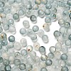 Frosted Transparent Acrylic Beads OACR-F013-12F-1