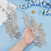 1 Pair Polyester Computerized Embroidery Cloth Iron on/Sew on Patches DIY-HS0002-17B-3