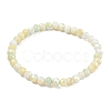 AB Color Faceted Rondelle Glass Beaded Stretch Bracelets for Women BJEW-PH01821-02-2