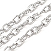 Tarnish Resistant 304 Stainless Steel Cable Chains X-CHS-R009-12-1