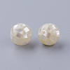 Natural White Shell Beads X-SSHEL-Q298-12mm-08-2