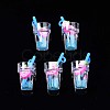 Imitation Fruit Tea Resin Pendants CRES-S359-31-3