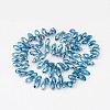 Electroplate Glass Beads Strands EGLA-J068-AB08-2