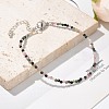 Natural Multicolor Tourmaline Bead Bracelets BJEW-JB04555-06-7