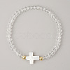 Bohemian Glass Beads Stretch Bracelets KO2121-10-1