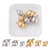 304 Stainless Steel Magnetic Clasps with Loops STAS-JP0004-06-1