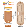 PU Outdoor Cribbage Card Game Scoreboard AJEW-WH0033-05-2