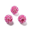 Acrylic Rhinestone Ball Beads OACR-A035-01L-1