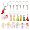 Olycraft DIY Milk Tea Keychain Making Kit DIY-OC0010-86-1