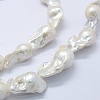 Natural Baroque Pearl Keshi Pearl Beads Strands PEAR-K004-15-3