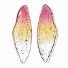 Transparent Epoxy Resin Big Pendants X-RESI-T046-01A-2