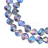Electroplate Glass Beads Strands EGLA-N008-019-A01-3