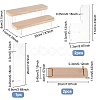 2-Tier Transparent Acrylic  Minifigures Display Risers DIY-WH0410-33B-2
