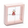 Square Transparent PE Thin Film Suspension Jewelry Display Box CON-D009-01B-04-4