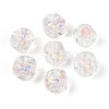 Handmade Foil Lampwork Beads Strands FOIL-T008-04A-2