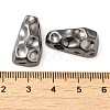 Brass European Bead KK-H455-01B-3