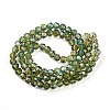 Baking Paint Transparent Glass Beads X1-DGLA-A035-T4mm-A08-3