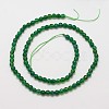 Natural Green Onyx Agate Bead Strands X-G-G882-4mm-A01-2