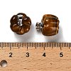 Natural Tiger Eye Pumpkin Charms G-K338-27P-01-3
