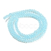 Baking Paint Transparent Glass Beads Strands DGLA-A034-J2mm-B02-3