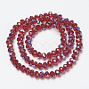 Electroplate Glass Beads Strands EGLA-A034-T2mm-I14-2