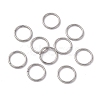 Non-Tarnish 304 Stainless Steel Open Jump Rings X-STAS-C040-01G-P-1