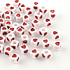 Opaque Acrylic European Beads OPDL-S078-04-1