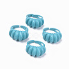 Spray Painted Alloy Cuff Rings X-RJEW-T011-24B-RS-1