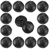 12Pcs 1-Hole Cowhide Shank Buttons BUTT-CL0001-06B-8