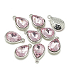 Alloy Glass Pendants PALLOY-T028-10x14mm-10-1