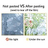 Waterproof PVC Colored Laser Stained Window Film Static Stickers DIY-WH0314-104-8