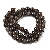 Natural Smoky Quartz Beads Strands G-B167-A09-8mm-3