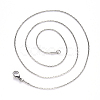 Non-Tarnish 304 Stainless Steel Boston Link Chain Necklace NJEW-S420-005B-P-3